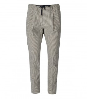 CRUNA MITTE BROEK MET BLAUWE STREPEN