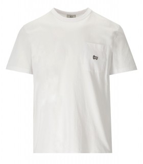 T-SHIRT POCKET TEE BLANC WOOLRICH