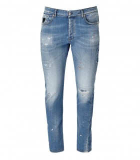 JOHN RICHMOND MICK LICHTBLAUWE JEANS