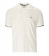 C.P. COMPANY TACTING PIQUET CREME POLO SHIRT