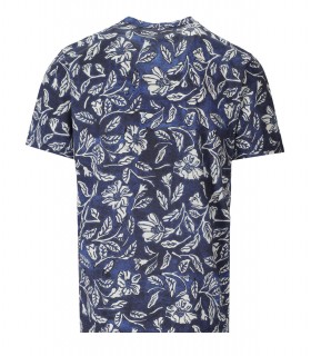 CAMISETA CON FLORES AZUL C.P. COMPANY
