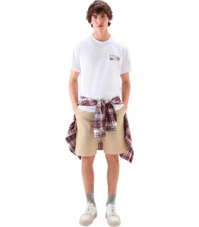 WOOLRICH LAKESIDE WIT T-SHIRT
