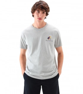 T-SHIRT LAKESIDE GRIS WOOLRICH