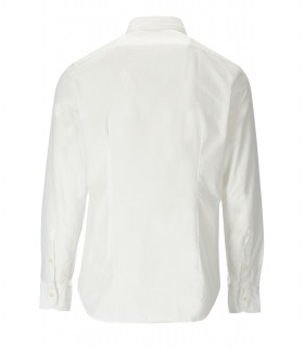 CAMISA BLANCA EN ALGODÓN PIQUÉ GMF 965