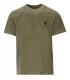 T-SHIRT PATCH TEE VERT MILITAIRE PARAJUMPERS