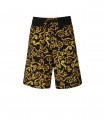 VERSACE JEANS COUTURE SKETCH COUTURE BLACK BERMUDA SHORTS