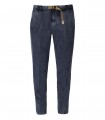 PANTALONE GREG BLU HERITAGE WHITE SAND