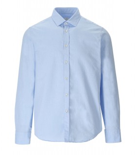 CHEMISE BLEU CLAIR EN PIQUÉ DE COTON GMF 965