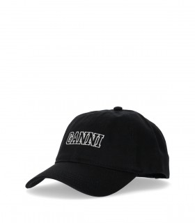 CAPPELLO DA BASEBALL CON LOGO NERO GANNI