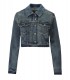 VESTE CROP EN DENIM GANNI
