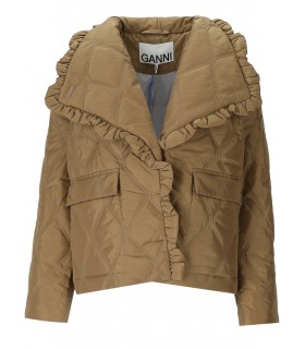 GANNI BEIGE STEPPJACKE