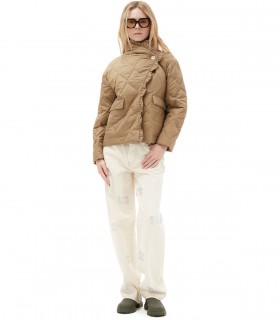 GIACCA TRAPUNTATA BEIGE GANNI