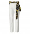 VERSACE JEANS COUTURE WEISS JEANS MIT HALSTUCH