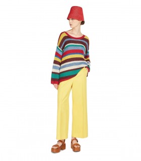 PANTALÓN WIDE LEG ZIRCONE AMARILLO MAX MARA WEEKEND