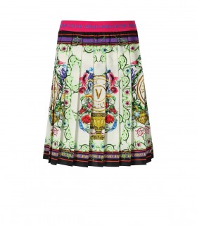 VERSACE JEANS COUTURE V-EMBLEM GARDEN VEELKLEURIGE ROK