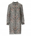ABITO CHEMISIER NYSSA BIANCO NERO MAX MARA BEACHWEAR