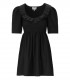 GANNI BLACK POPLIN DRESS