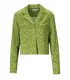CAMISA CROP CON LUNARES VERDE GANNI