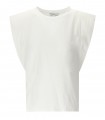 CAMISETA SIN MANGAS BLANCA WEILI ZHENG