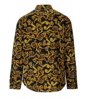 CAMISA SKETCH COUTURE NEGRA VERSACE JEANS COUTURE