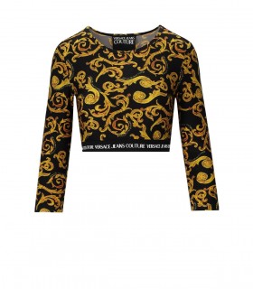 VERSACE JEANS COUTURE SKETCH COUTURE ZWART TOP