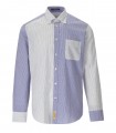 B-D BAGGIES BRADPAT WHITE BLUE SHIRT