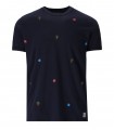 BOB DISK NAVY BLUE T-SHIRT