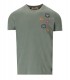 T-SHIRT LEFT VERDE MILITARE BOB