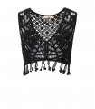 TOP CROCHET NEGRO TWINSET