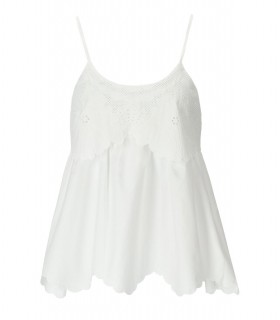 TWINSET WEISSES SANGALLO TOP