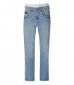 VERSACE JEANS COUTURE LICHTBLAUWE JEANS MET LOGO