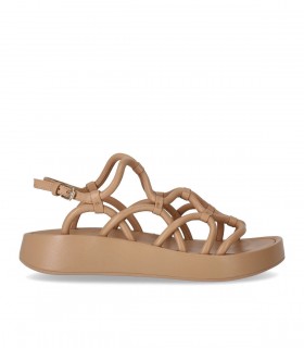 ASH VENUS BEIGE PLATTFORM SANDALE