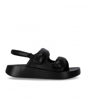 SANDALE PLATEFORME VINCI NOIRE ASH