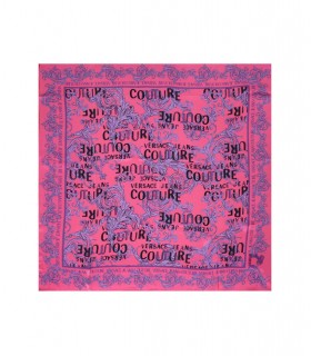VERSACE JEANS COUTURE LOGO COUTURE FUCHSIA FOULARD SJAAL