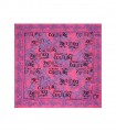 VERSACE JEANS COUTURE LOGO COUTURE FUCHSIA FOULARD SCARF