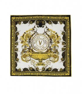 FOULARD V-EMBLEM BLANC OR VERSACE JEANS COUTURE