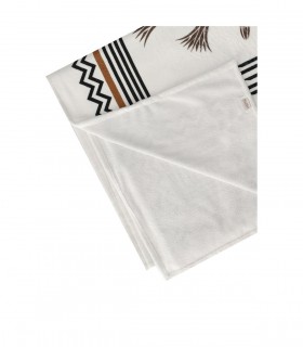 TOALLA DE PLAYA LIVREA BLANCA MAX MARA BEACHWEAR