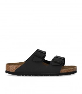 BIRKENSTOCK ARIZONA BIRKO-FLOR SCHWARZE UNISEX SANDALE