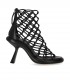VIC MATIÉ KNOT BLACK HEELED SANDAL