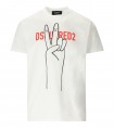 T-SHIRT COOL FIT BIANCA DSQUARED2