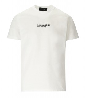 CAMISETA MINI LOGO COOL BLANCA DSQUARED2