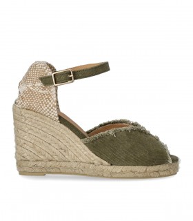 ESPADRILLA CON ZEPPA BETINA VERDE OLIVA CASTAÑER