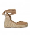 CASTAÑER TINA KARAMEL ESPADRILLE MET SLEEHAK