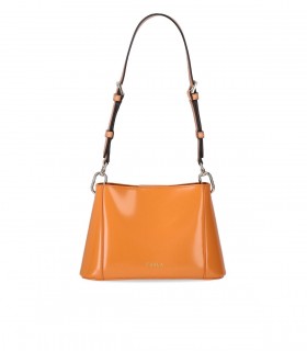 FURLA FLEUR S ORANGE SHOULDER BAG