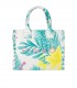 SAC CABAS BEACH BLANC JAUNE PINKO