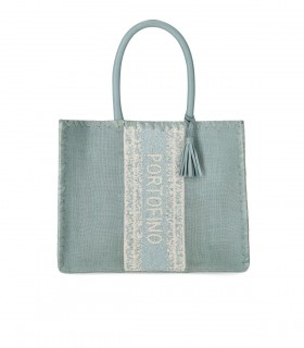 DE SIENA PORTOFINO HELLBLAUE SHOPPERTASCHE