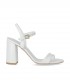 SANDALO CON TACCO BIANCO NCUB