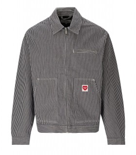 CARHARTT WIP TERRELL BLUE STRIPED JACKET