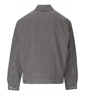 CARHARTT WIP TERRELL BLUE STRIPED JACKET