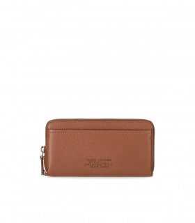 MARC JACOBS THE LEATHER CONTINENTAL BRAUNE BRIEFTASCHE